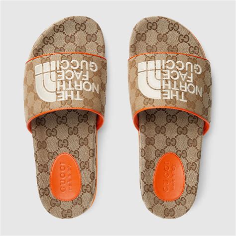 northface gucci drop|north face gucci slides.